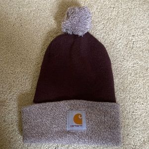 Carhartt purple beanie hat womens